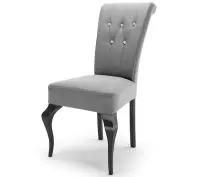 MERSO 64 krzesło tapicerowane z kryształkami